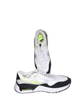 New Nike Air Max Mens  White Neon Green Black Running Sneakers Size 9